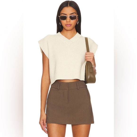 Free People Easy Street Vest in Cream - Size XS - Picture 3 of 16